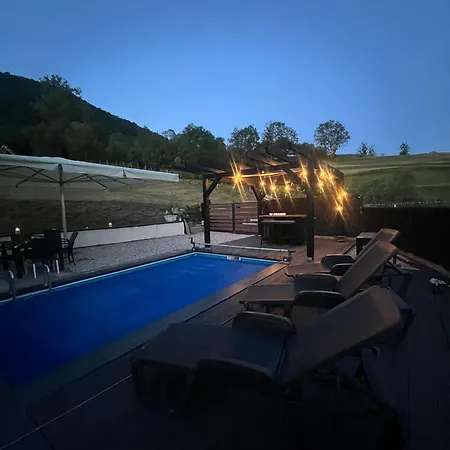 Nyaraló The Alpine Poolhouse Trnovo